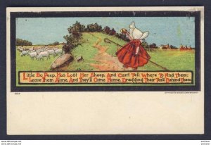 SUNBONNET GIRL: Little Bo Peep has lost her sheep and can't tell where t...