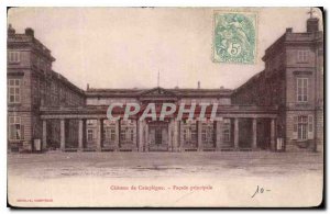 Postcard Old Chateau de Compiegne facade principale