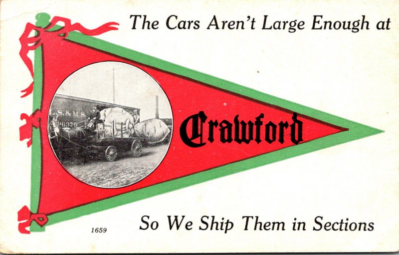 New York Crawford The Cars Aren't Large Enough Pennant Series