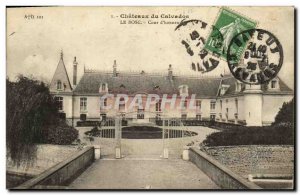 Old Postcard Chateaux Calvados Bosc Court of Honor