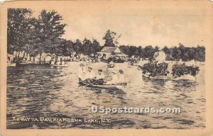 Regatta Day - Kiamesha Lake, New York NY Postcard