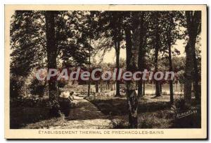 Postcard From Old Spa Establishment Prechacq Les Bains