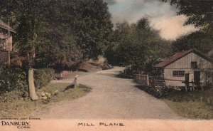 Danbury Connecticut CT Mill Plain Bridge Postcard