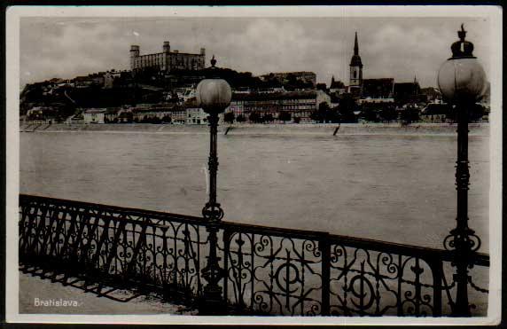 Bratislava Slovakia Real Photo Postcard