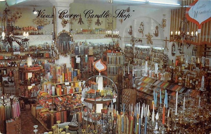 Vieux Carre Candle Shop In the French Market, New Orleans, LA USA Roadside Gi...