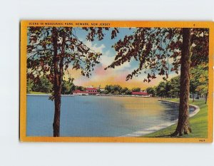 Postcard Scene In Weequahic Park, Newark, New Jersey