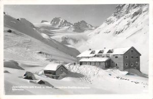 Mountaineering Austria Jamtalhutte Silvretta in Winter 1955