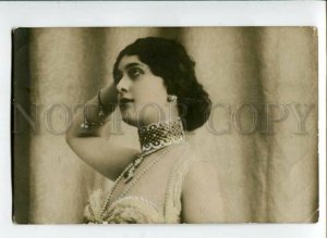 3097321 Lina CAVALIERI Italian OPERA Star vintage PHOTO tinted