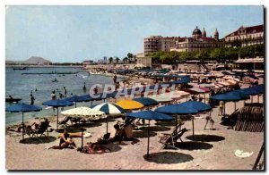 Modern Postcard The beach of Saint Raphael