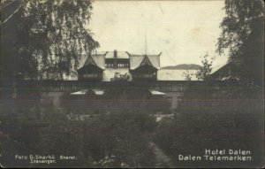 Hotel Dalen Dalen Telemarken Norge Norway c1910 Real Photo Postcard