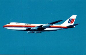 Airplanes United Airlines Boeing 747-100