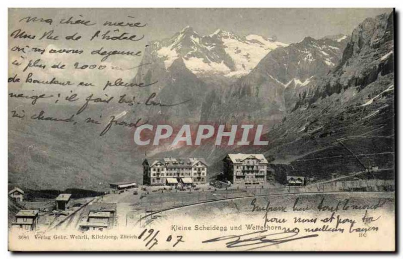 Switzerland Kleine Scheidegg und Wetterhorn