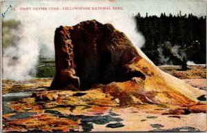 Yellowstone National Park Giant Geyser Cone