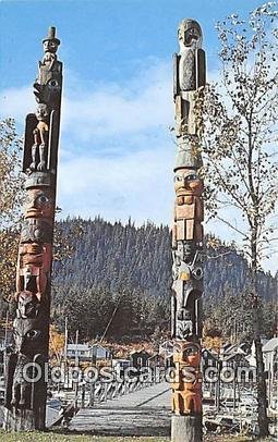 Shaiks Island Wrangell, Alaska Totem Pole Unused 