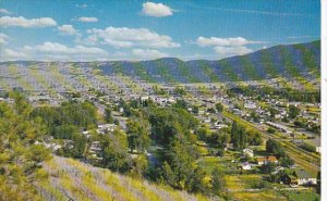 Aerial View Merritt British Columbia Canada