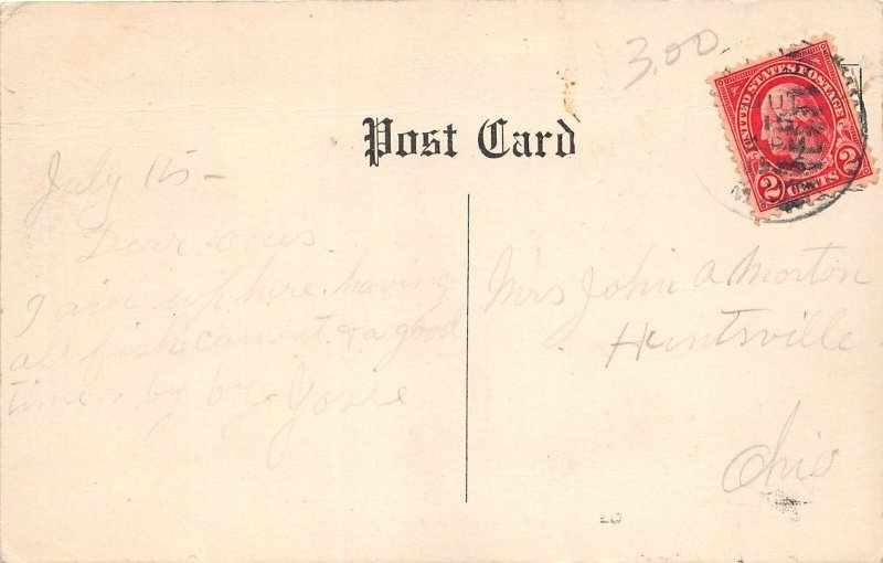 H39/ Big Star Lake Michigan Postcard c1910 Camp Grounds Tent