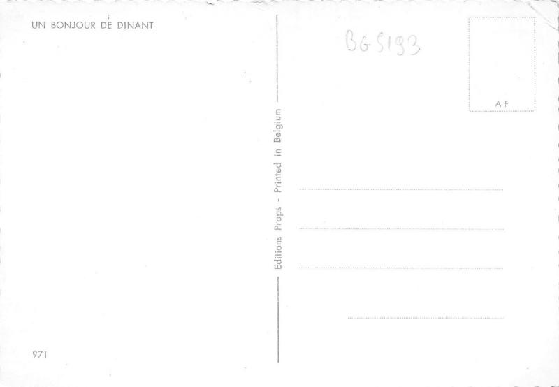 BG5193 dinant ship bateaux cable train   belgium