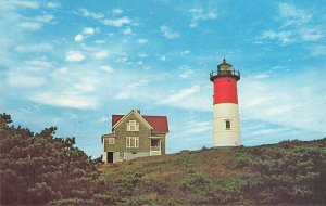 Eastham On Cape Cod MA Nauset Lighthouse, Postcard