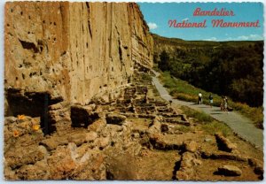 Postcard - Bandelier National Monument, The Cliffs Of Bandelier - New Mexico