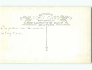 old rppc NICE VIEW Published In Belfast Maine ME i6342