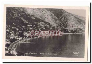 Old Postcard Menton Garavan Bay