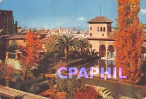 Postcard Modern GRANADA
-Jardines Alhambra del Partal.