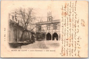 1903 Musee De Cluny Cour D'Honneur Cote Gauche Paris France Posted Postcard