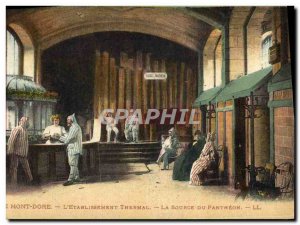 Old Postcard Le Mont Dore Spa Establishment La Source du Pantheon