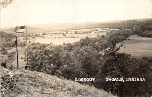 US6096 lookout shoals indiana real photo usa