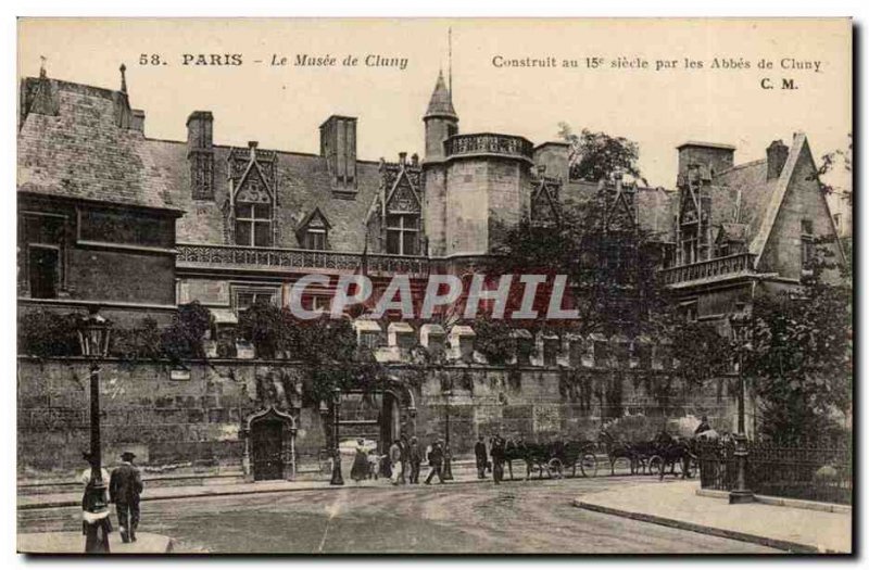 Paris - Musee de Cluny 5 - Built in the 15th century by Abbas Cluny - horse -...