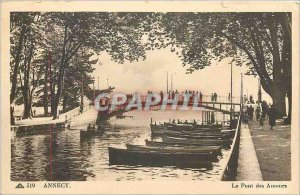 Old Postcard Annecy Le Pont des Amours