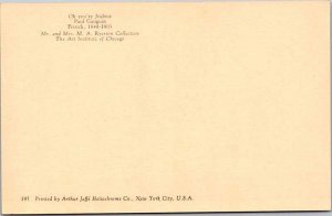 Postcard ARTWORK SCENE Chicago Illinois IL AL0653