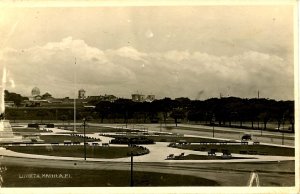 Philippines - Manila, 1902. Luneta Park. Photo: Eduardo DeLeon *RPPC