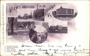 Fair Haven  Vermont VT Multi View c1905 Postcard