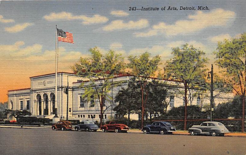 Institute Of Arts Municipally Owned Museums  - Detroit, Michigan MI  