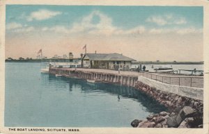 SCITUATE , Massachusetts , 1917 ; The Boat Landing