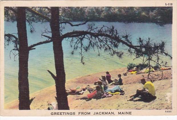 Maine Greetings From Jackman