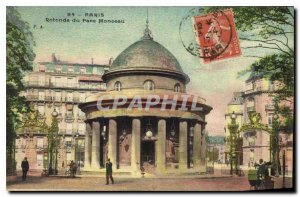 Postcard Old Rotunda Paris Parc Monceau