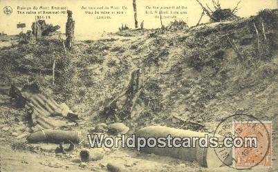 Ruines du Mont Kemmel 1914-18 , Belgium 1920 Stamp on front 