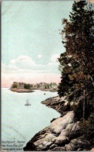 Maine Southport View From Pine Cliff 1908