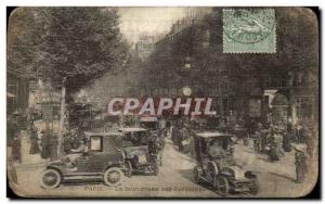 Old Postcard Paris Boulevard des Capucines