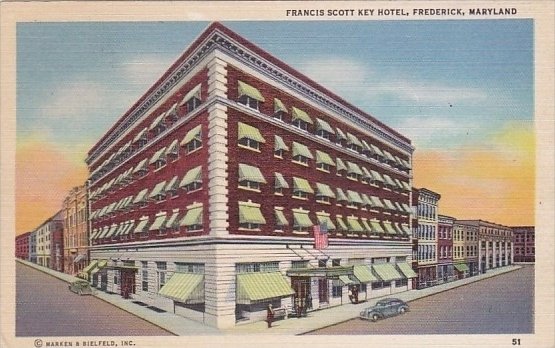 Francis Scott Key Hotel Frederick Maryland