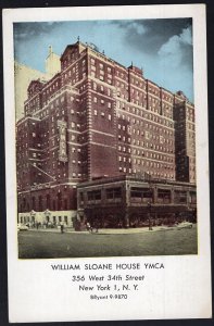 NEW YORK CITY William Sloane House YMCA 356 West 34th Street White Border