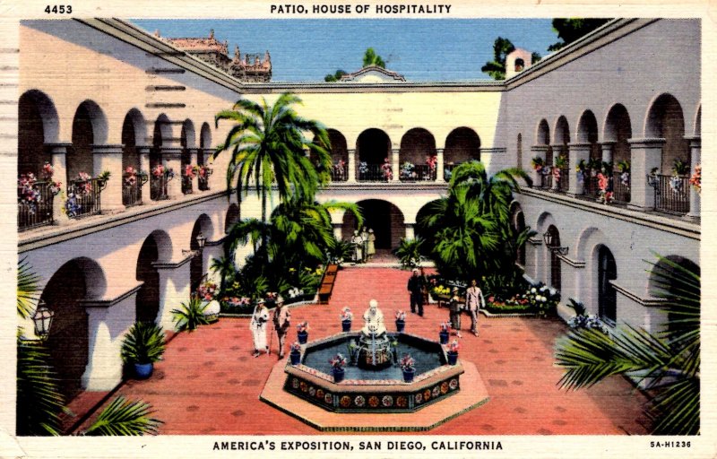 San Diego, California - The Patio, House of Hospitality, America's Exposition