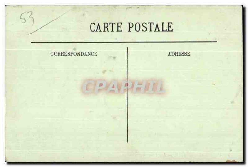 Postcard Old Chateau Gontier Les Promenades