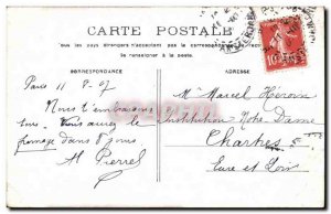 Paris Old Postcard Pantheon