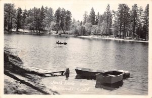 Redlands  California Jenks Lake, Real Photo Vintage Postcard U13543