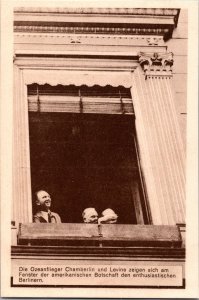 Mint Germany Aviation RPP Postcard Oceanic Pilots and American ambassador Bremen