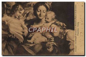 Old Postcard Correggio A Dettaglio Del Quadro Detta Madonna di Girolamo S