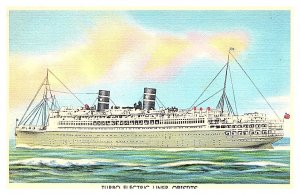 S.S.Oriente, turbo electric Liner, NY and Cuba Mail Line